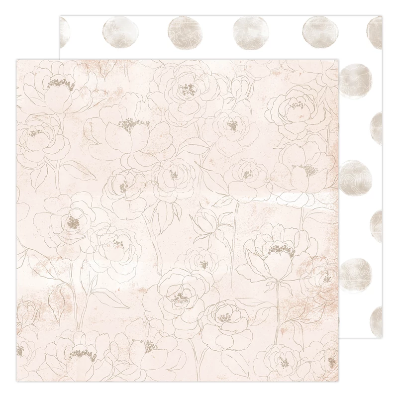 Heidi Swapp - CareFree 12x12 Paper - Morning Meadow