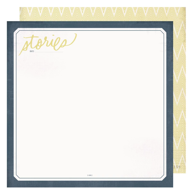 Heidi Swapp - Emerson Lane 12x12 Scrapbook Papír - True Stories