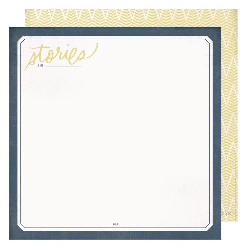 Heidi Swapp - Emerson Lane 12x12 Paper - True Stories