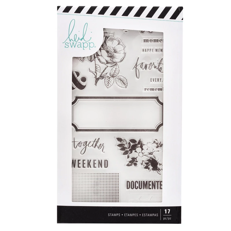 Heidi Swapp - Emerson Lane - Clear Stamp (17 Piece)