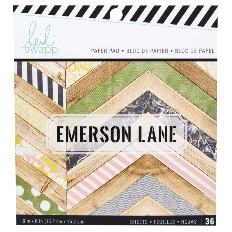 Heidi Swapp - Emerson Lane 6x6 papírtömb 36 lap