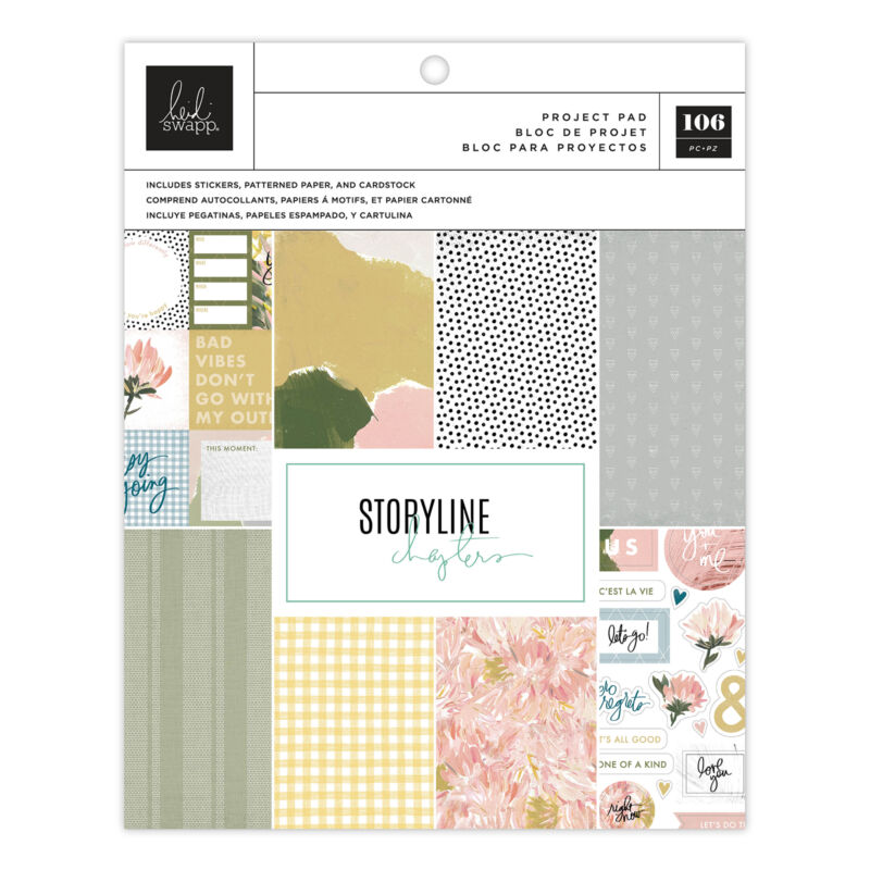 Heidi Swapp - Storyline Chapters 7.5 x 9.5 Project Pad - The Planner (122 lap)