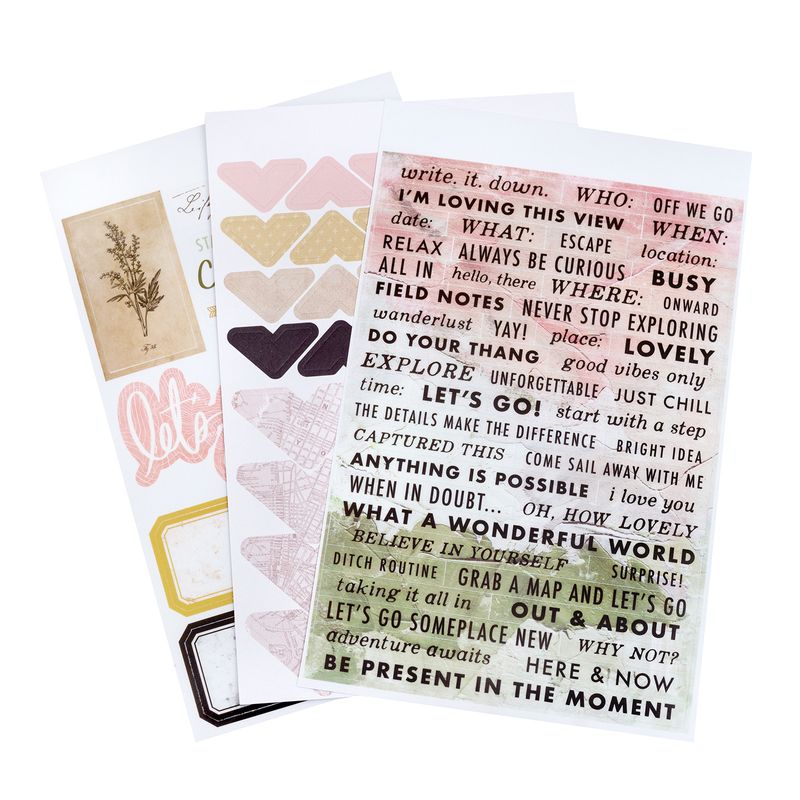 Heidi Swapp Storyline Chapters Mini Sticker Book The Journaler