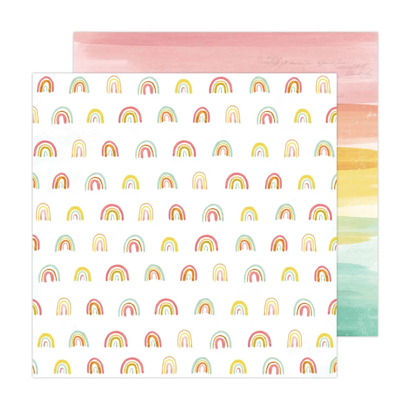 Heidi Swapp - Sun Chaser 12x12 Paper - Happy Days