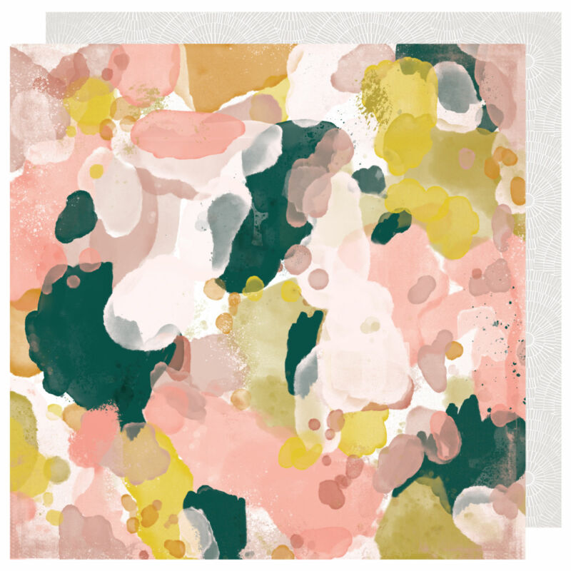 Heidi Swapp - Honey & Spice 12x12 Patterned Paper - Color Flow