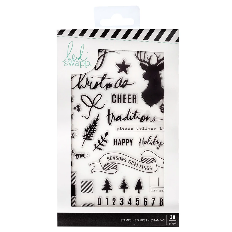 Heidi Swapp - Winter Wonderland Clear Stamps (38 Piece)