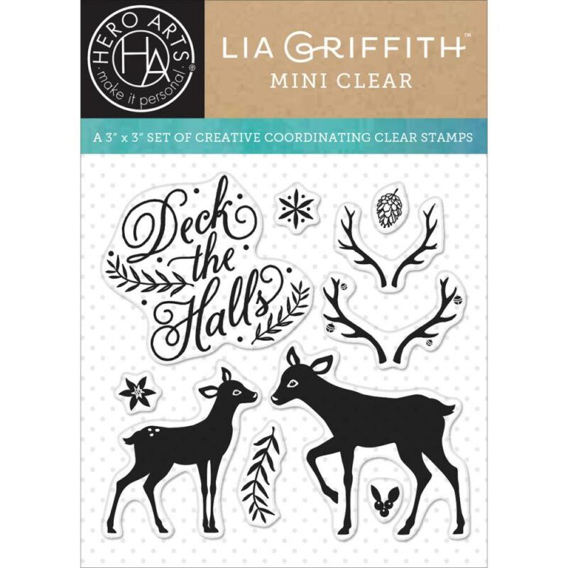 Hero Arts By Lia Deck The Halls Clear Stamps