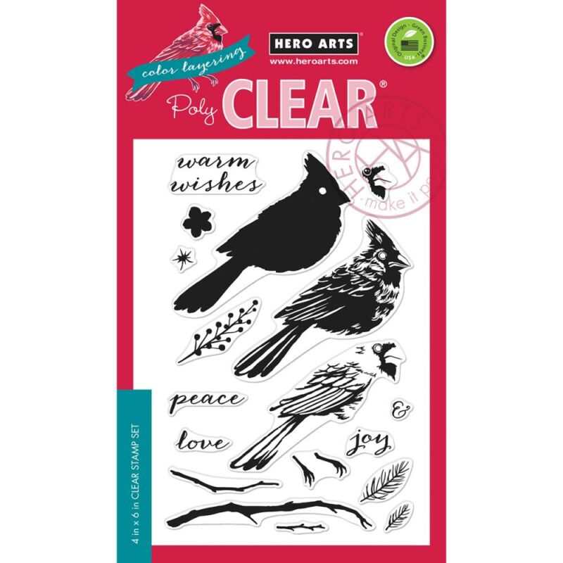 Hero Arts Color Layering Cardinal Clear Stamps
