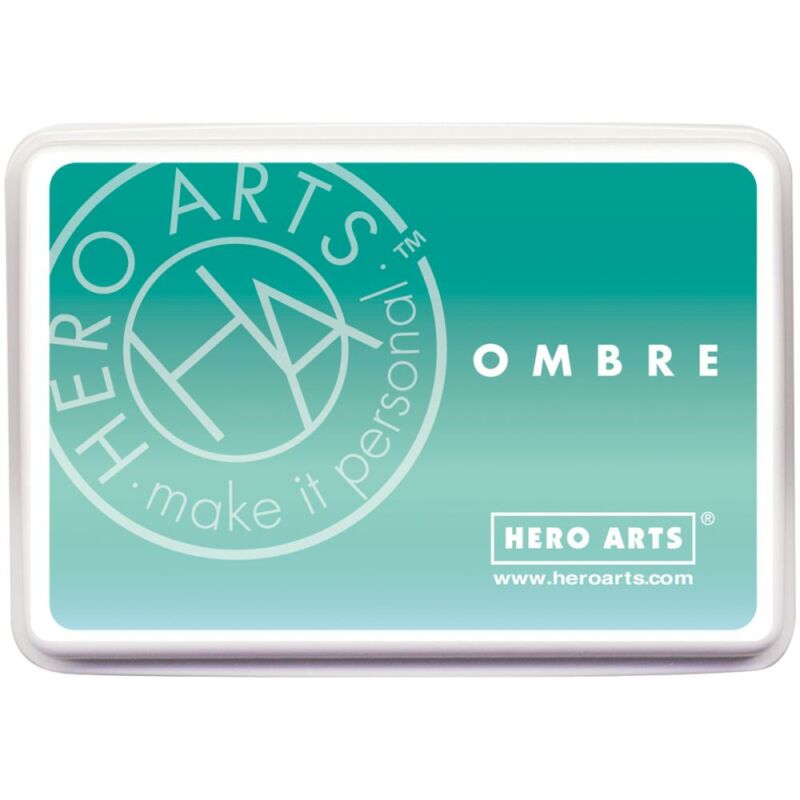 Hero Arts Ombre Ink Pad - Mint To Green
