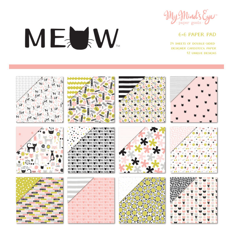 My Mind's Eye - Meow 6 x 6 Paper Pad