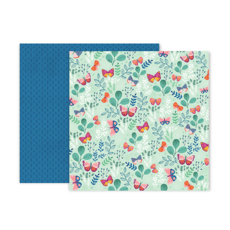 Pink Paislee - Paige Evans - Truly Grateful 12x12 Patterned Paper - 5