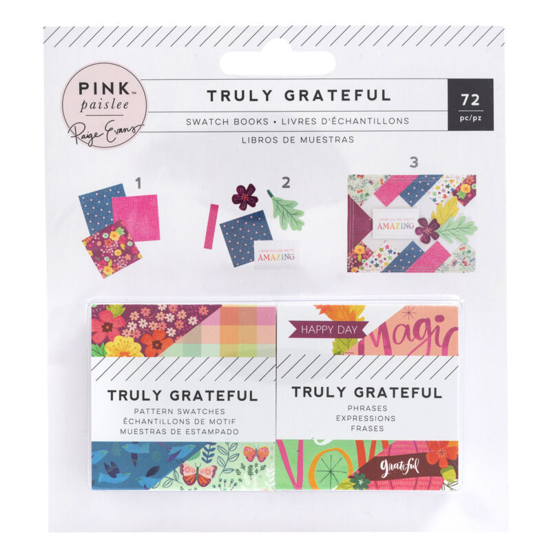 Pink Paislee - Paige Evans - Truly Grateful 2x2 Swatch Pads (72 Sheets)