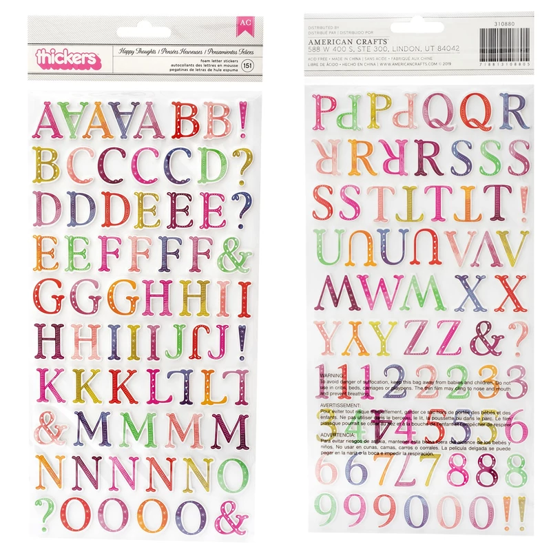 Pink Paislee - Paige Evans - Truly Grateful Foam Alpha Thickers  (151 Piece)