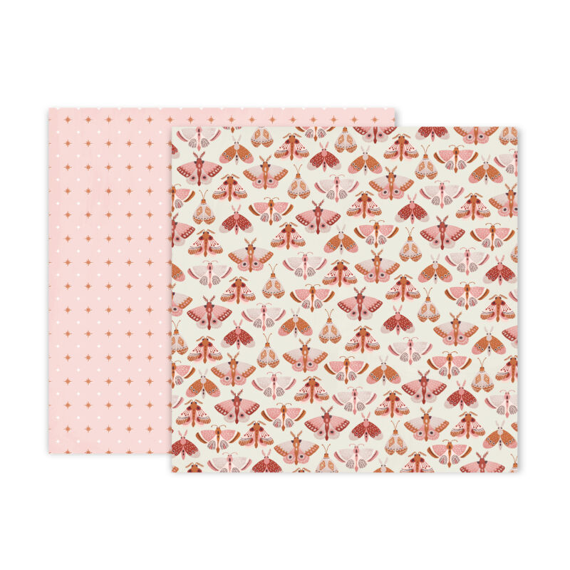 Pink Paislee - Again &amp; Again 12x12 Patterned Paper - 4