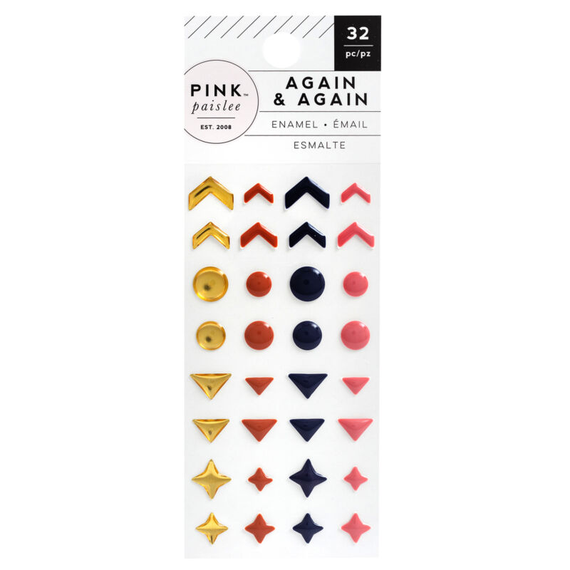 Pink Paislee - Again &amp; Again Enamel Dots (73 Piece)