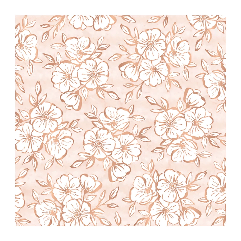 Pink Paislee - Auburn Lane 12x12 Vellum Paper