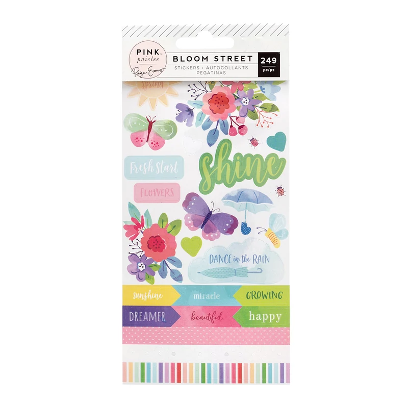 Pink Paislee - Paige Evans - Bloom Street Sticker Book (249 Piece)