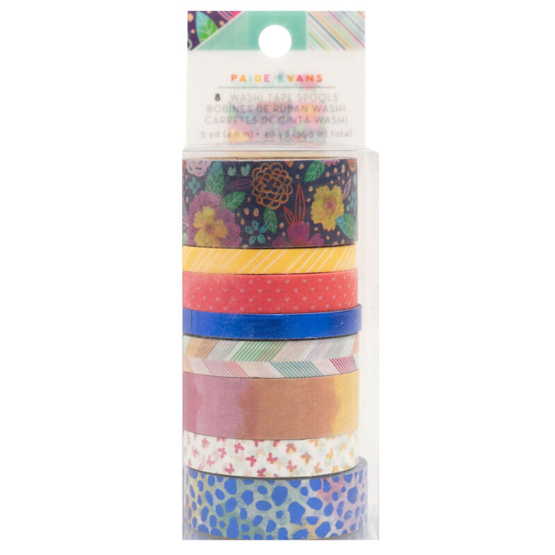 American Crafts - Paige Evans - Go the Scenic Route Washi Tape (8 Piece)