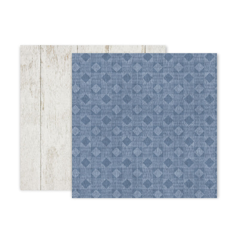 Pink Paislee - Indigo and Ivy 12x12 Patterned Paper -  7