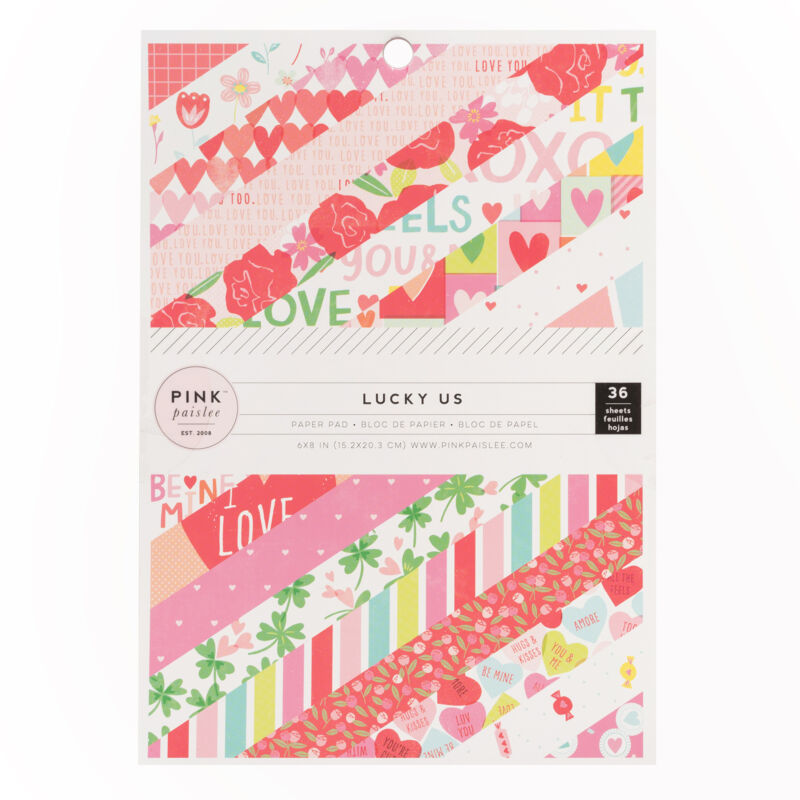 Pink Paislee - Lucky Us 6x8 Paper Pad (36 Sheets)