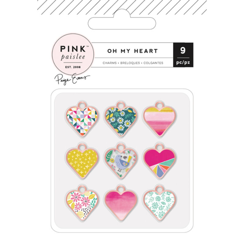 Pink Paislee - Paige Evans Oh My Heart Charms