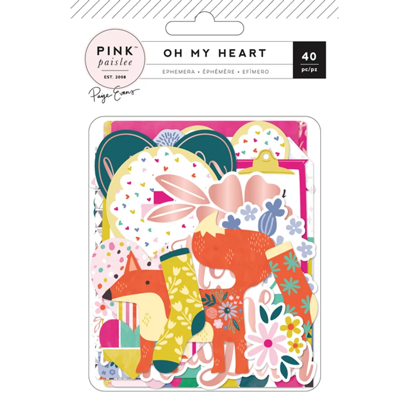 Pink Paislee - Paige Evans Oh My Heart Ephemera