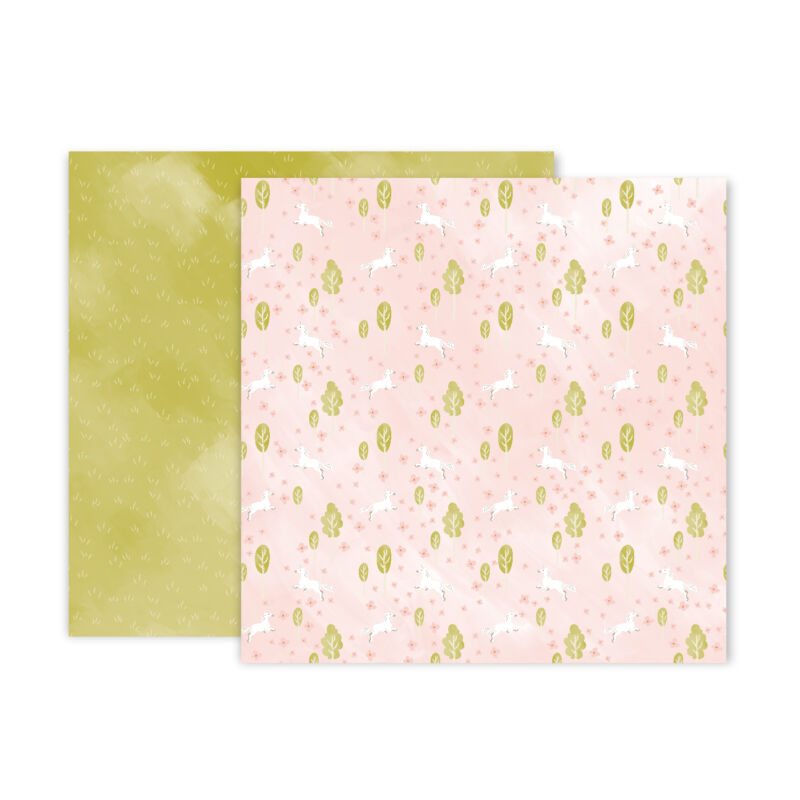 Pink Paislee - Little Adventurer 12x12 Patterned Paper - Paper 5