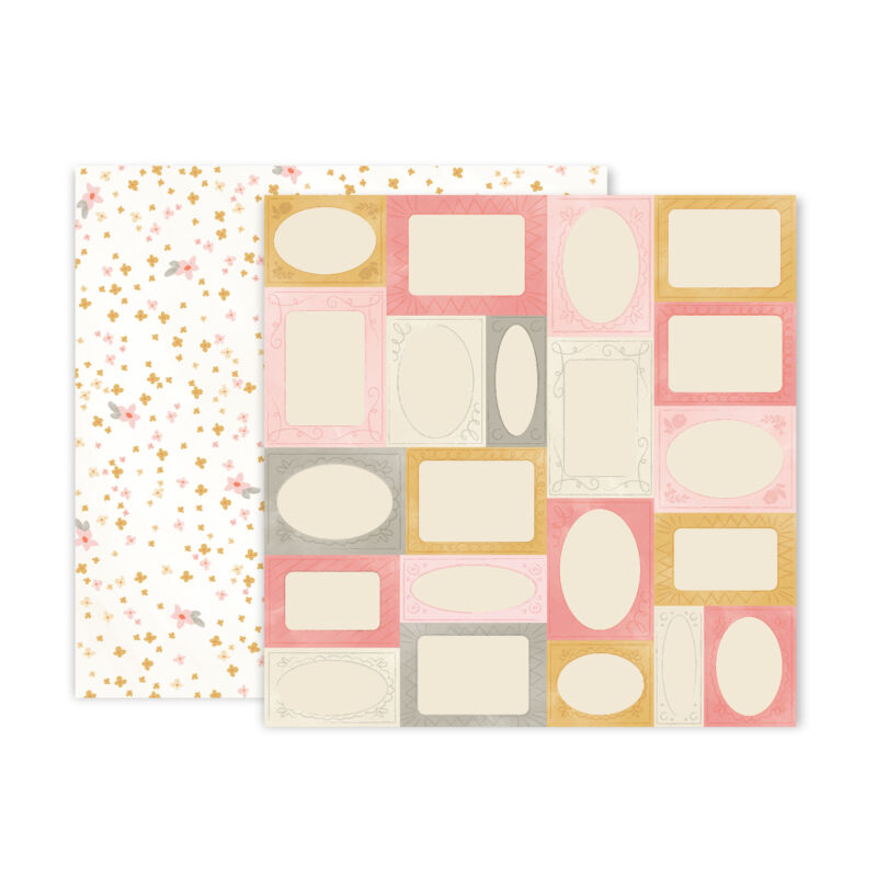 Pink Paislee - Little Adventurer 12x12 Patterned Paper - Paper 6