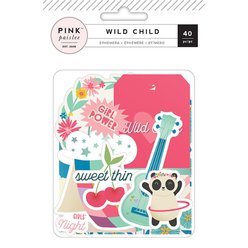 Pink Paislee - Wild Child Ephemera - Girl