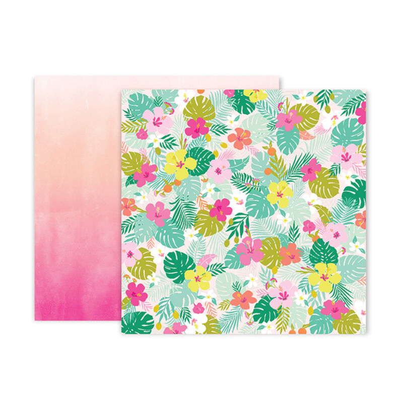 Pink Paislee - Confetti Wishes 12x12 Paper - 5