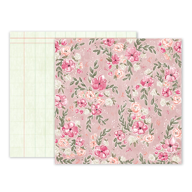 Pink Paislee - Paige Evans - Take Me Away 12 x 12 Double Sided Paper - 02