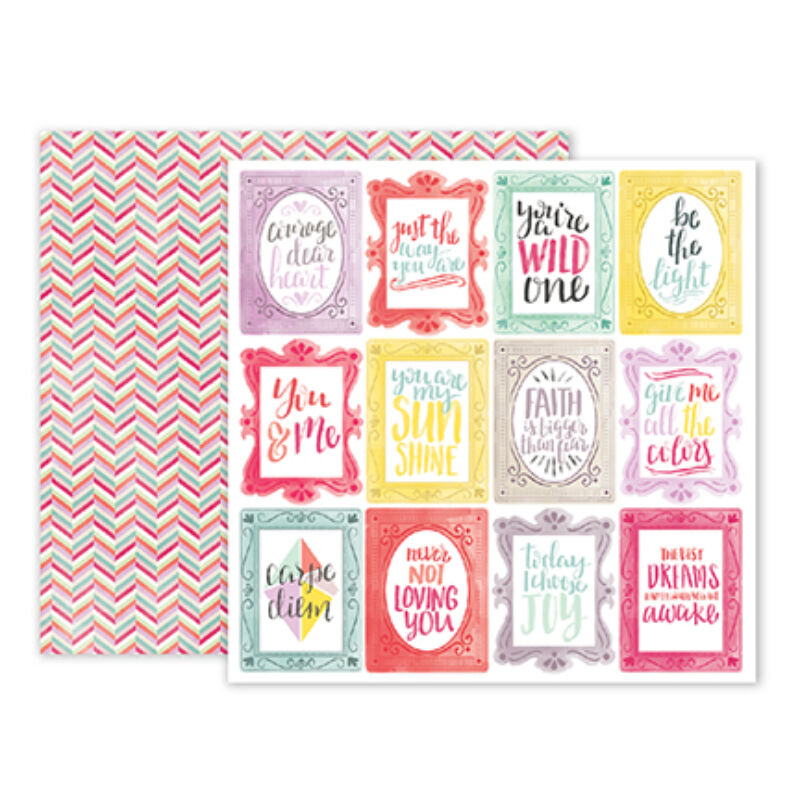 Pink Paislee - Paige Evans - Take Me Away 12 x 12 Double Sided Paper - 24