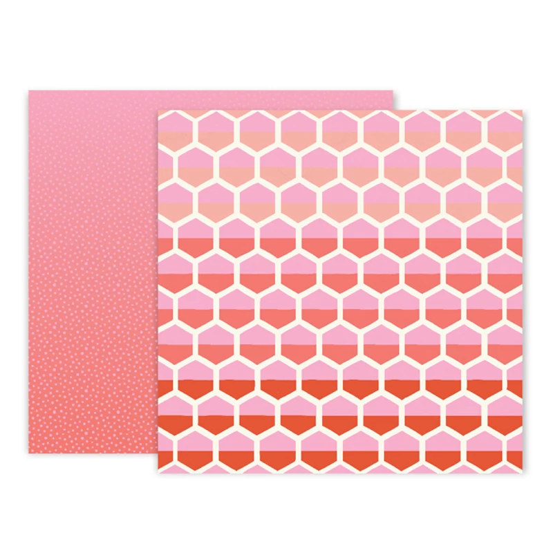 Pink Paislee - Paige Evans - Turn The Page 12x12 Paper - 08