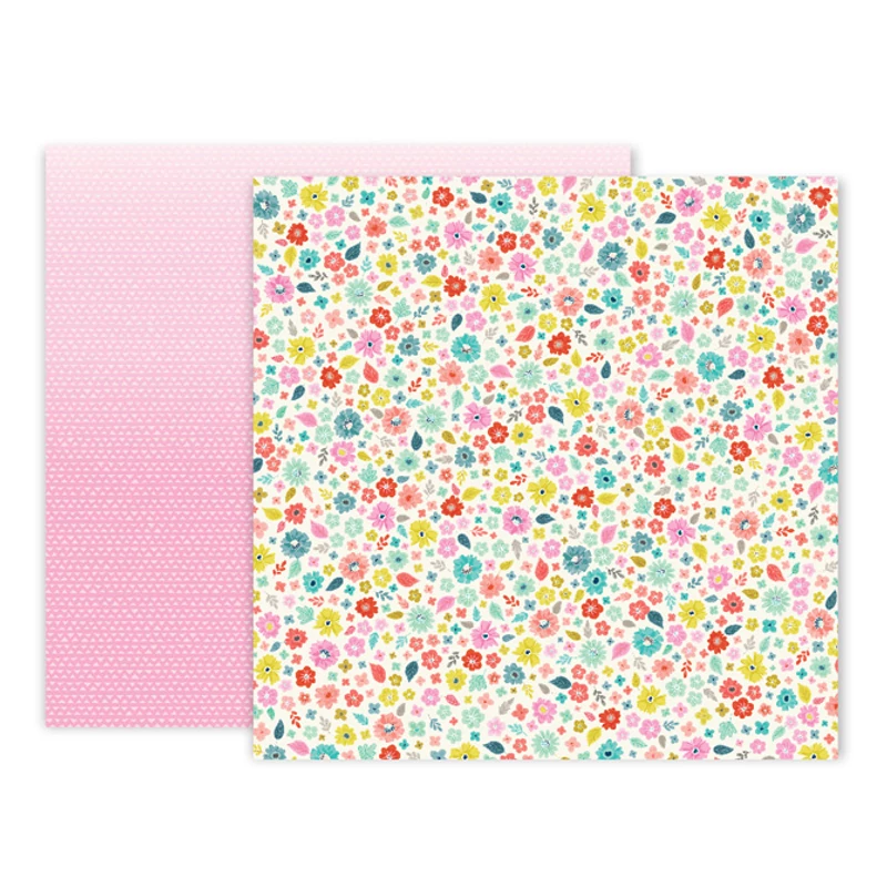 Pink Paislee - Paige Evans - Turn The Page 12x12 Paper - 18