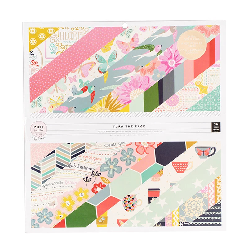 Pink Paislee - Paige Evans - Turn The Page 12x12 Paper Pad