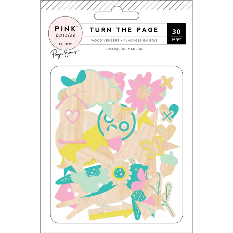 Pink Paislee - Paige Evans - Turn The Page Wood Veneers