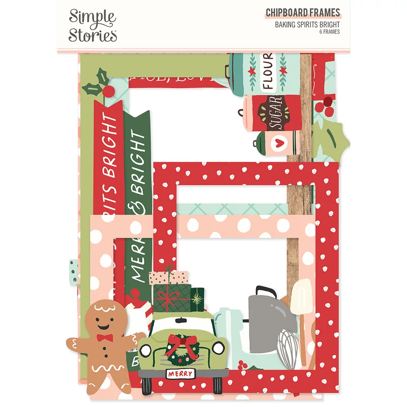 Simple Stories - Baking Spirits Bright Chipboard Frames
