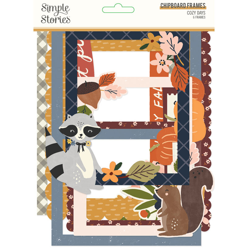Simple Stories - Cozy Days Chipboard Frames (6 pieces)
