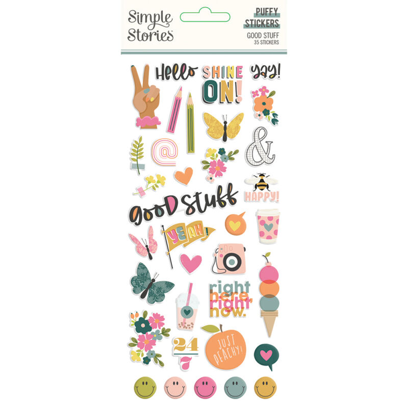 Simple Stories - Good Stuff Puffy Stickers