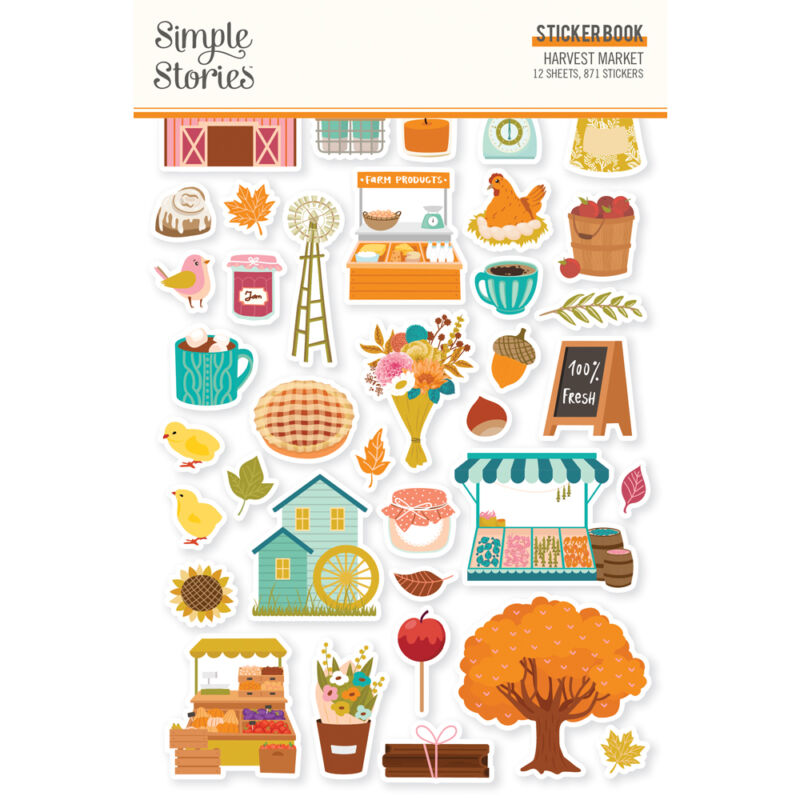 Simple Stories - Harvest Market Sticker Book