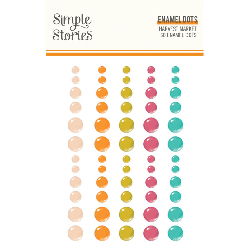 Simple Stories - Harvest Market Enamel Dots