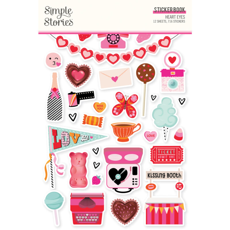 Simple Stories - Heart Eyes Sticker Book
