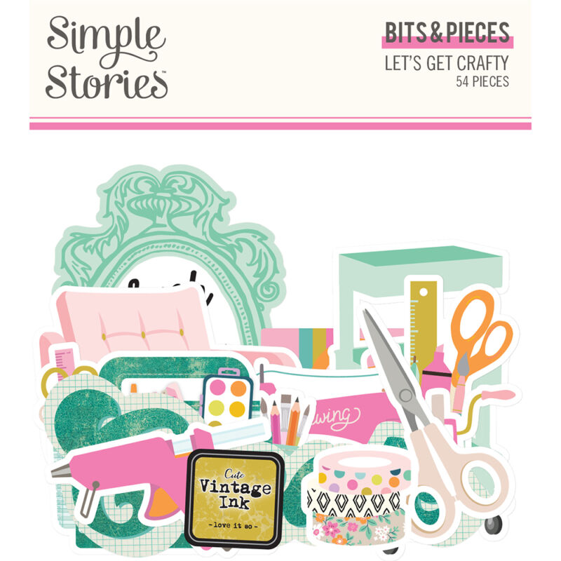 Simple Stories - Let's Get Crafty Bits & Pieces