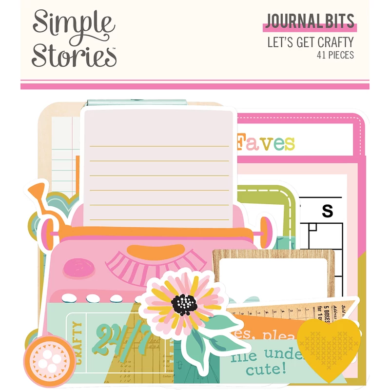 Simple Stories - Let's Get Crafty Journal Bits