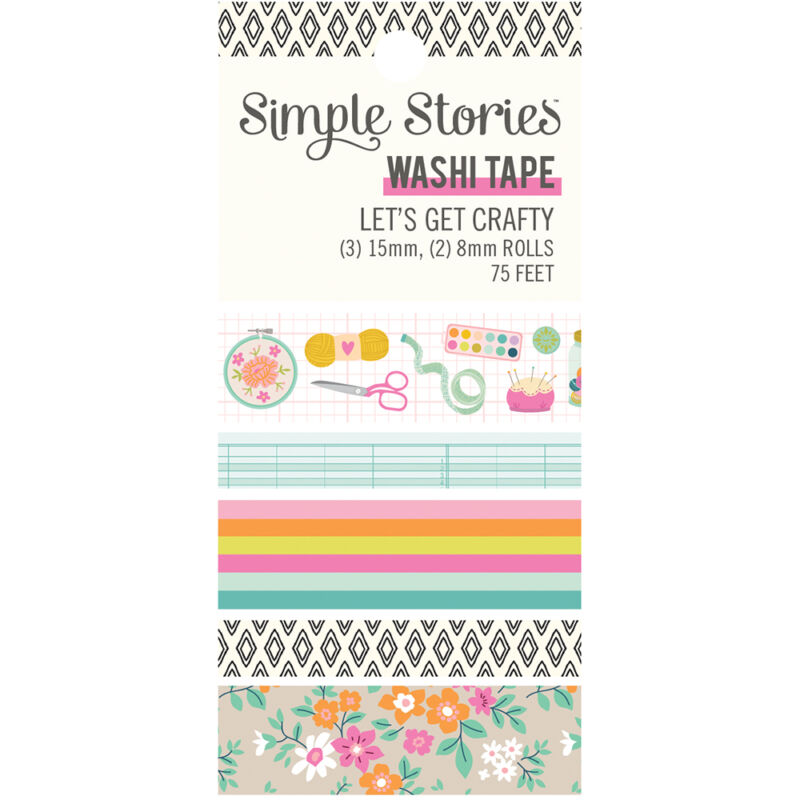 Simple Stories - Let's Get Crafty Washi Tape