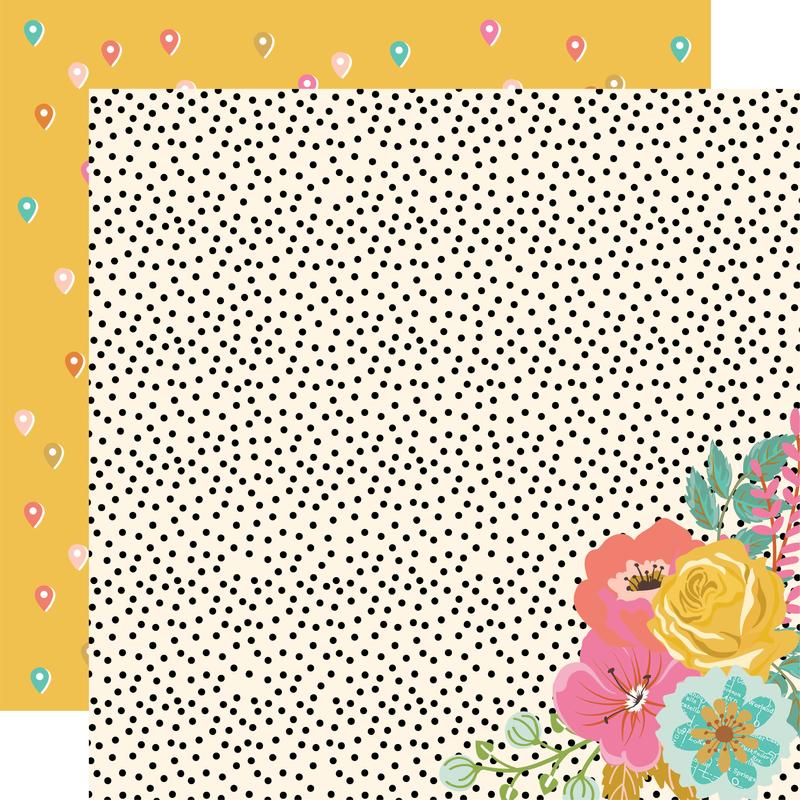 Simple Stories - Let's Go 12x12 Paper - Take Me Away