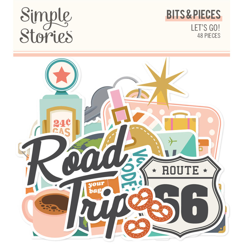 Simple Stories - Let's Go Bits & Pieces