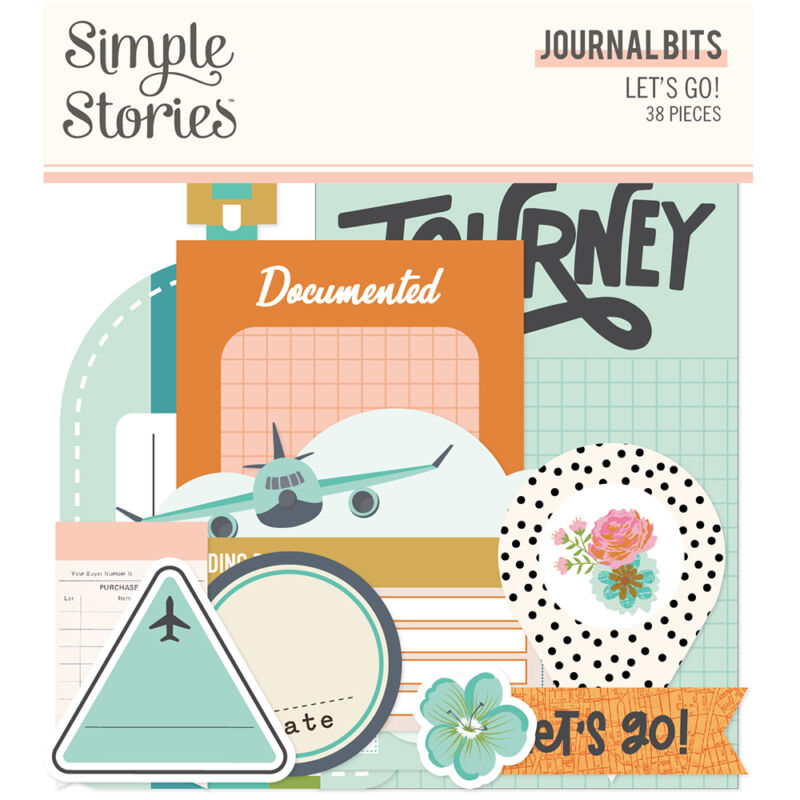 Simple Stories - Let's Go Journal Bits
