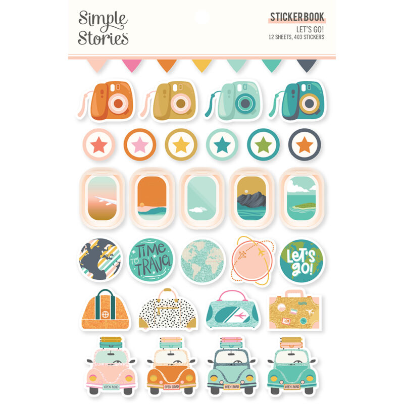 Simple Stories - Let's Go Sticker Book