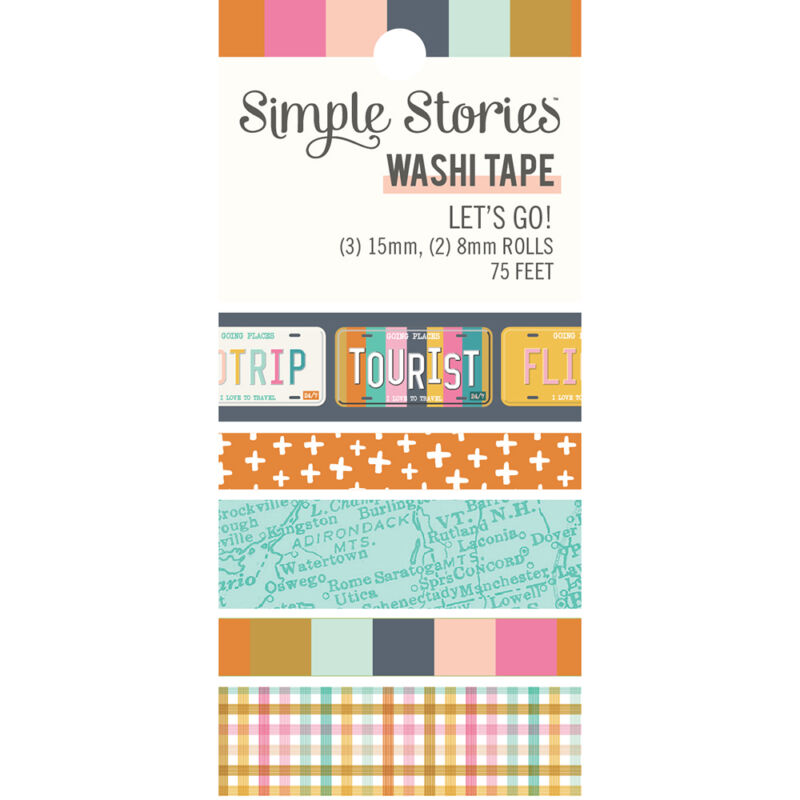 Simple Stories - Let's Go Washi Tape